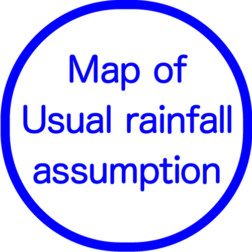 Usual rainfall assumption