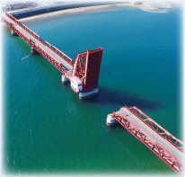 The Only Movable Road Bridge Still in Use in Japan