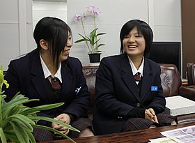 祖母谷さん(左)と三好さん(右)