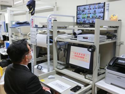 愛媛県・20市町との新型コロナウイルス感染症対策本部会議（テレビ会議）