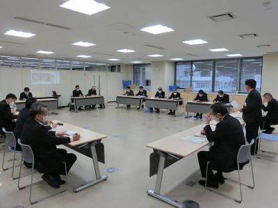 新型コロナウイルス感染症対策本部会議（大洲市）