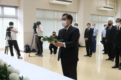 平成30年7月豪雨献花