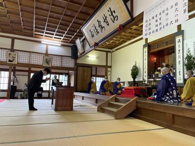 二市合同平和祈願祭焼香