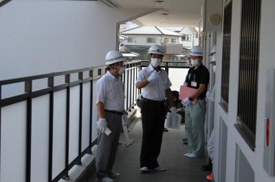 災害公営住宅平団地視察1