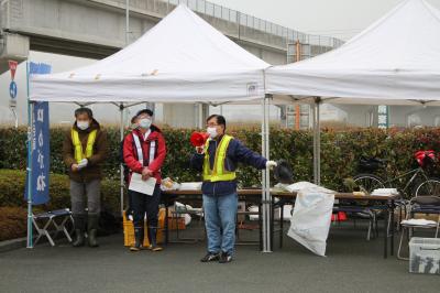 水中めがね年末清掃