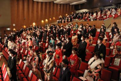 令和３年度成人式会場