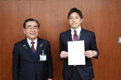 委嘱状交付