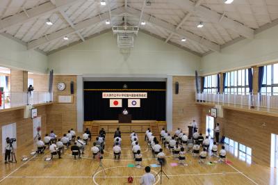 平小学校屋内運動場落成式