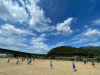 サッカー教室の様子