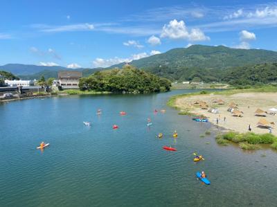 肱川橋から全景