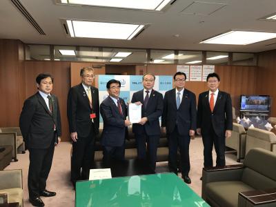 国土交通省での要望活動の様子