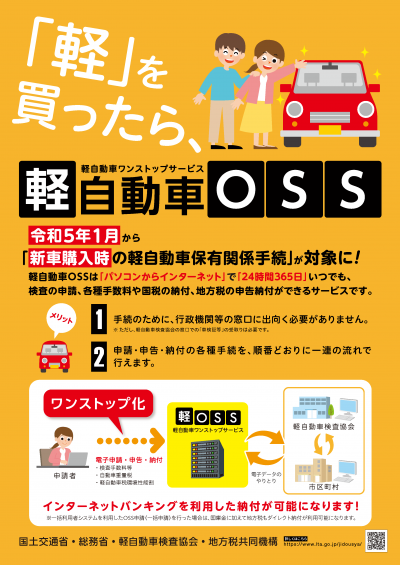 軽自動車OSSリーフレット（表面）