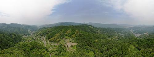 八幡浜街道夜昼峠越 全景