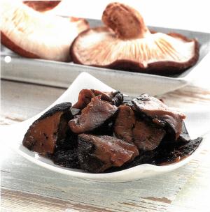 原木椎茸と昆布の佃煮の写真