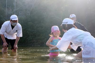 寒中水泳の様子２