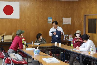 避難者の現況についてうかがう二宮市長
