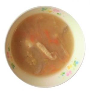 ピリ辛みそ汁の写真