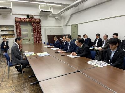 財務省での要望活動の様子
