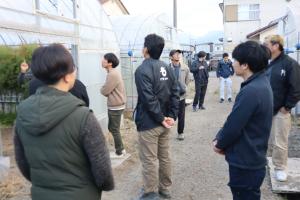 西条市青年農業者との交流会視察研修