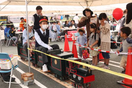 松工電車のチラシ