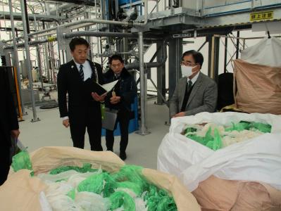 視察の様子