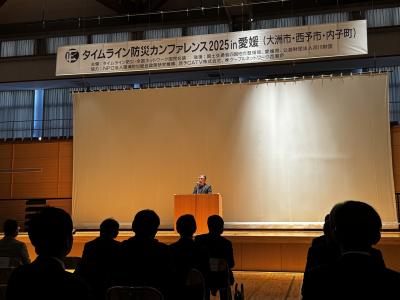 挨拶する二宮市長