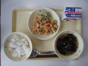 令和7年5月21日の学校給食の写真