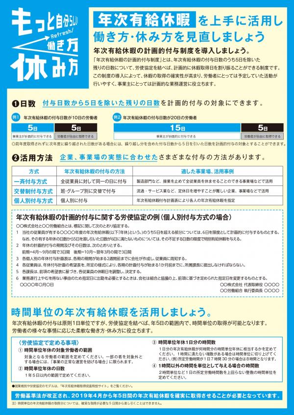 チラシ裏面