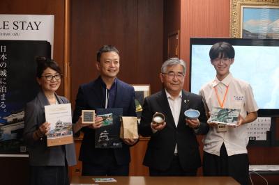 台湾の高校生の表敬訪問