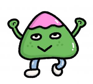 とみす山男のイラスト