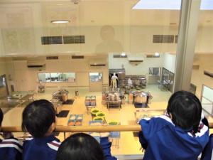 調理場の見学