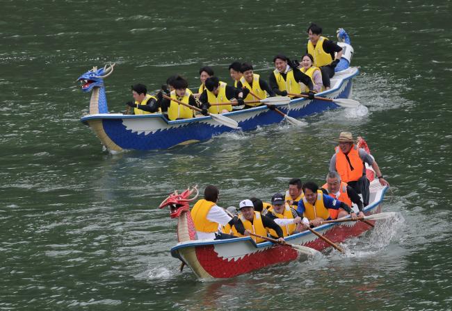 競漕の様子