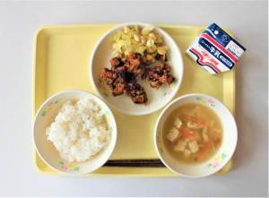 令和8年3月24日の学校給食の写真