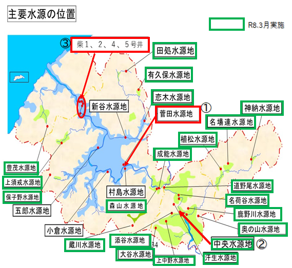 検査箇所の図面