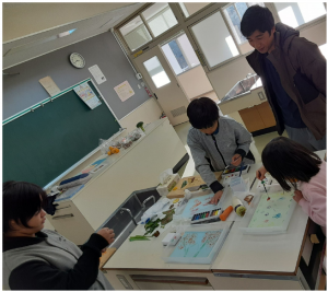 河辺こども教室2（野菜ランチョンマット）