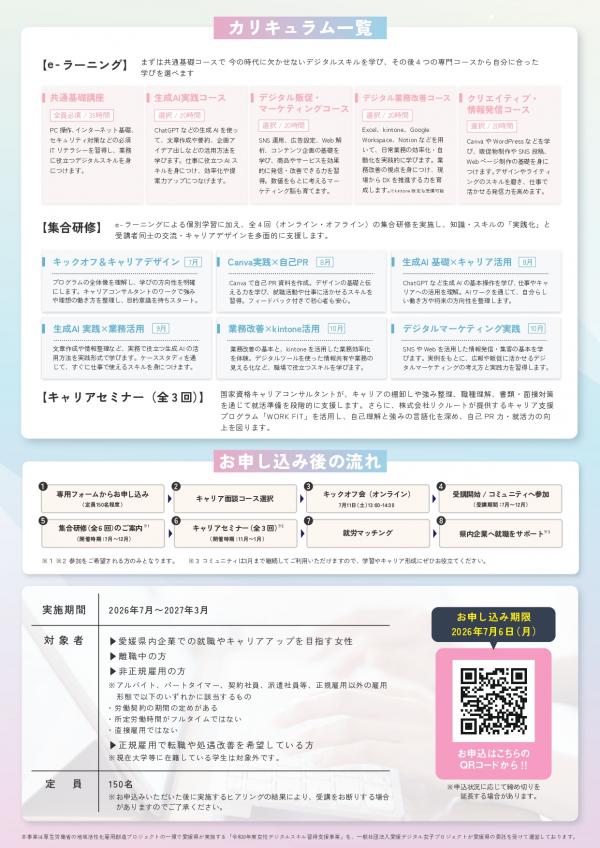 チラシ裏面