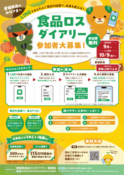 食品ロスダイアリーチラシ