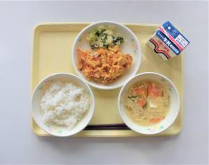 令和8年10月9日の学校給食の写真