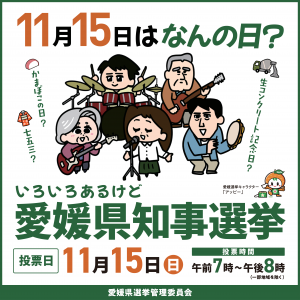 愛媛県知事選挙バナー