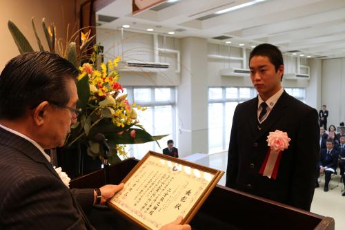 帝京第五高等学校２年　二宮龍之輔さん